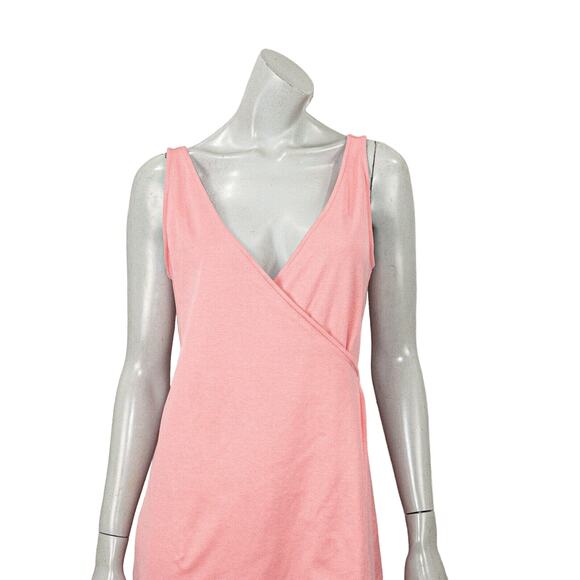 AYR Women's Yowza Wrap Dress in Pink knee lenght Size Small - Picture 9 of 10